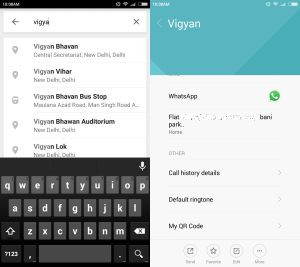 Google Maps & Contacts